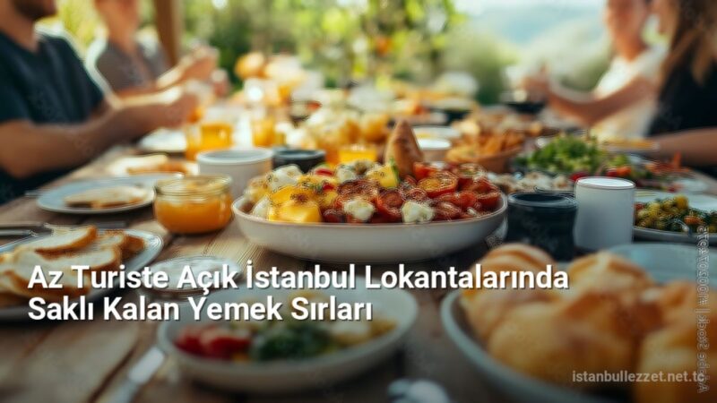 Az Turiste Açık İstanbul Lokantalarında Saklı Kalan Yemek Sırları - istanbullezzet.net.tc